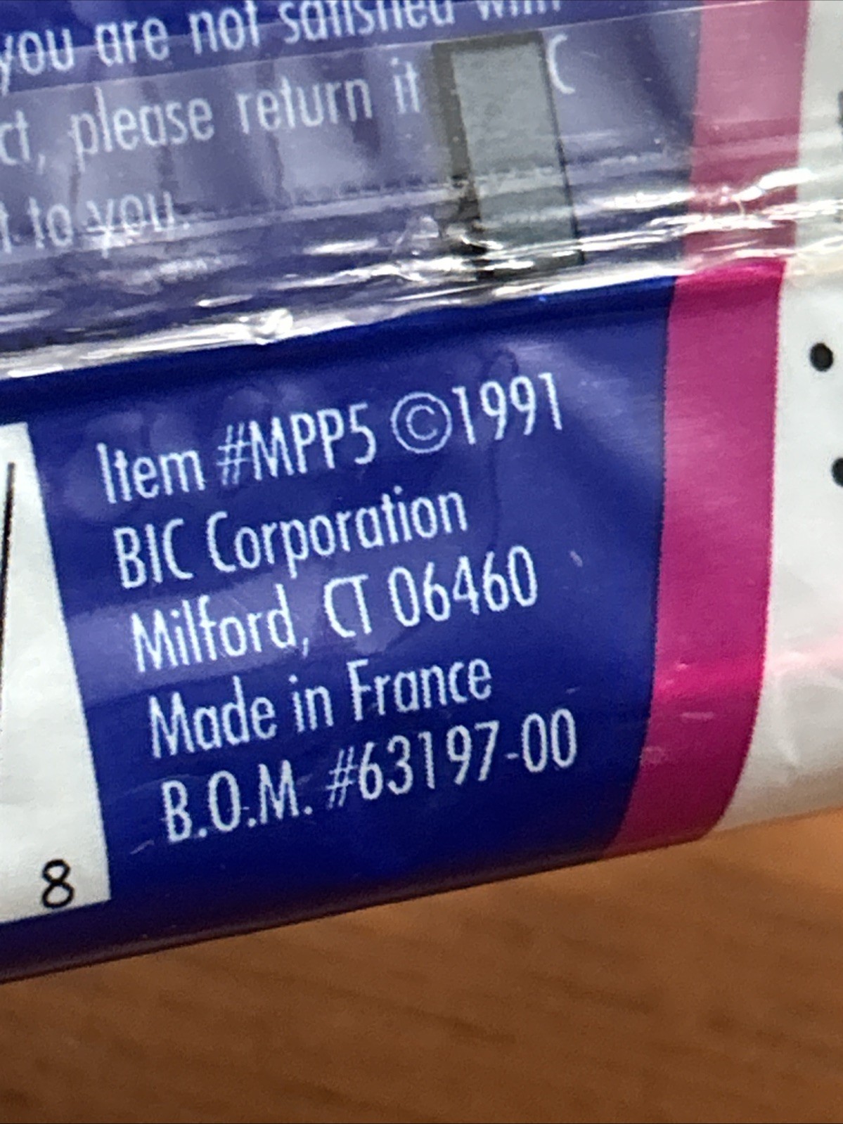 BIC Mechanical Pencils .7 mm, 5 Ct, Burger King Promo 1991 NOS