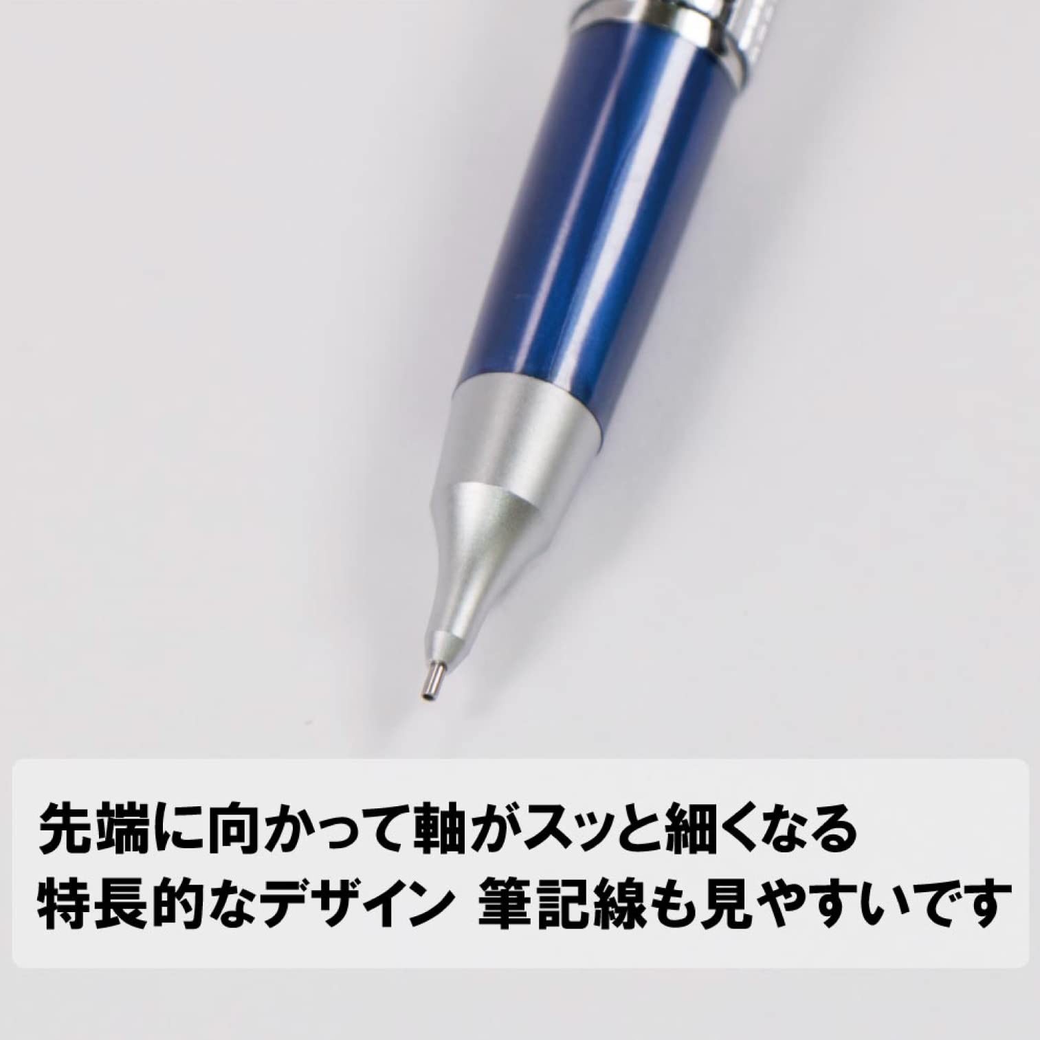 Kerry Mechanical Pencil Blue Body Removable Cap 0.5mm Lead Japanese Design