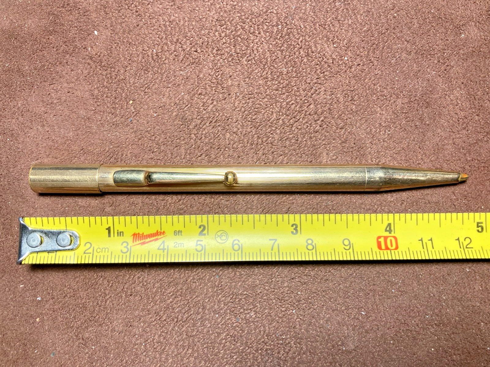 ESTERBROOK RARE CAP REPEATER MECHANICAL PENCIL IN GOLD FILLED