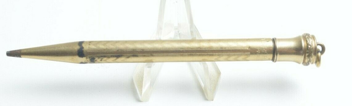 Vintage Gold Filled Wahl Eversharp Lead Mechanical Pencil with Top ring
