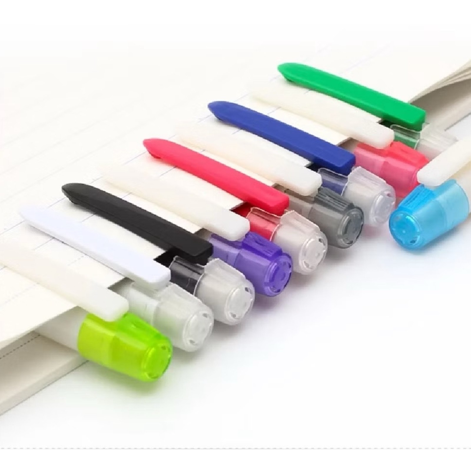 8pcs Pentel Mechanical Pencil Fiesta 0.5mm Set Mix Color Grip Zone Kids Gift