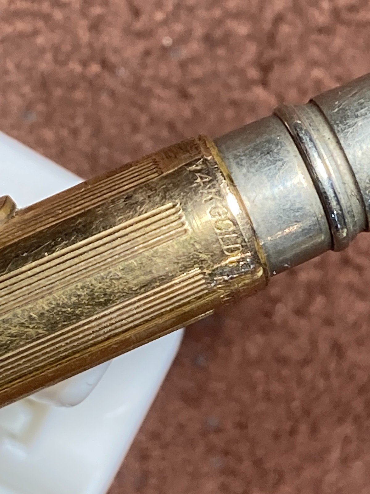ESTERBROOK RARE CAP REPEATER MECHANICAL PENCIL IN GOLD FILLED