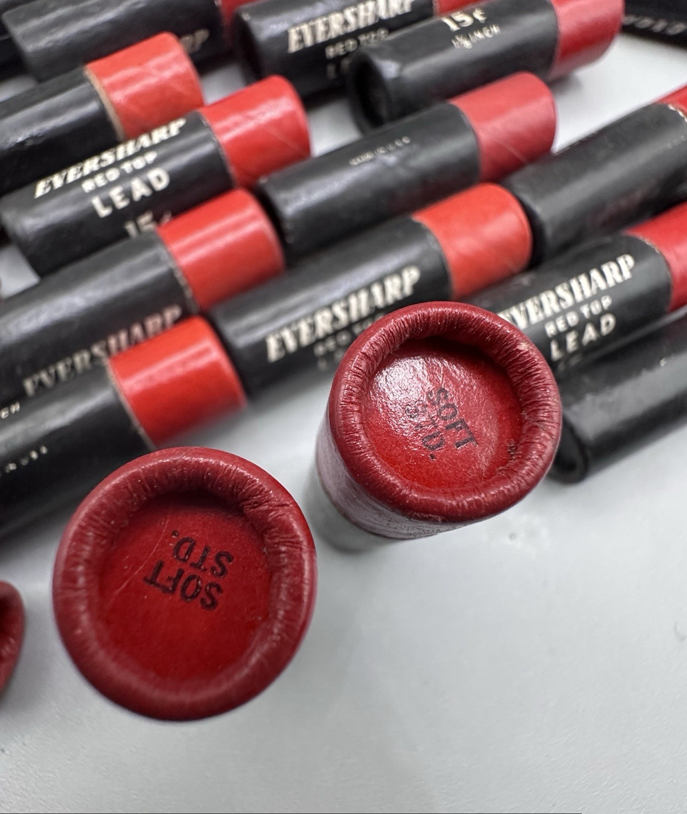 HUGE LOT Vintage Eversharp Lead Red Black Some Metal Cases Old Stock