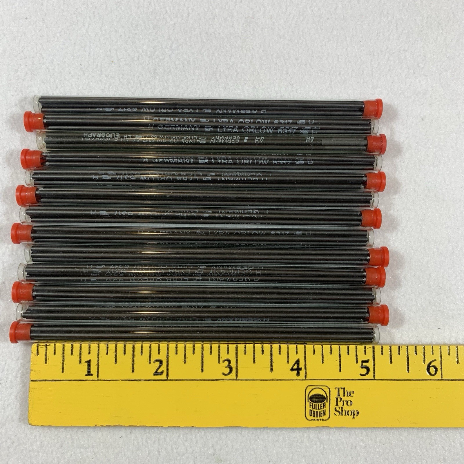 NOS Vintage Lyra Orlow 6317 H Drafting Leads 12 + 1 Tubes Box Military Surplus