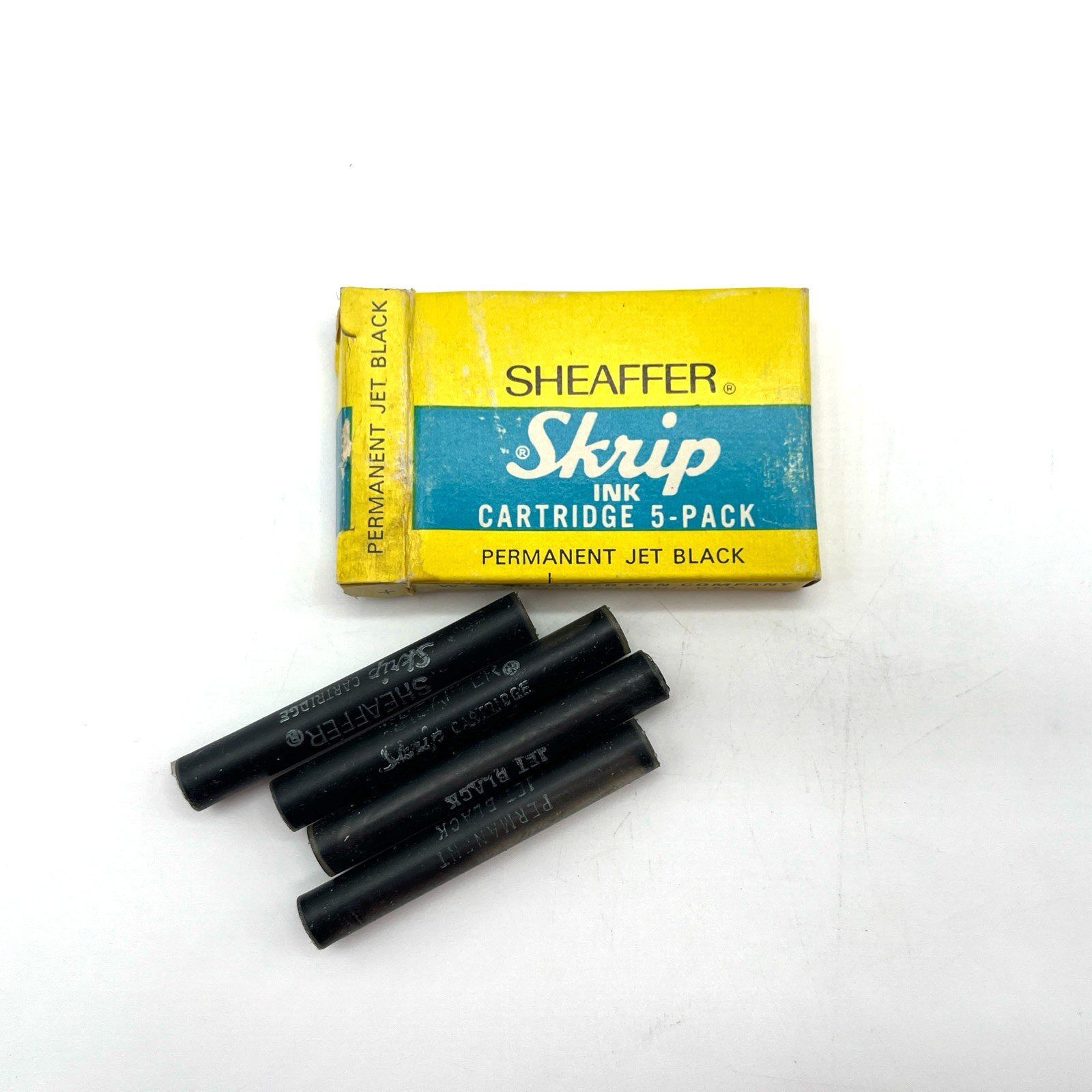Vtg Office Supplies, Eagle Drawing Leads-Sheaffer Skrip Ink-Castell Erasers-Bic
