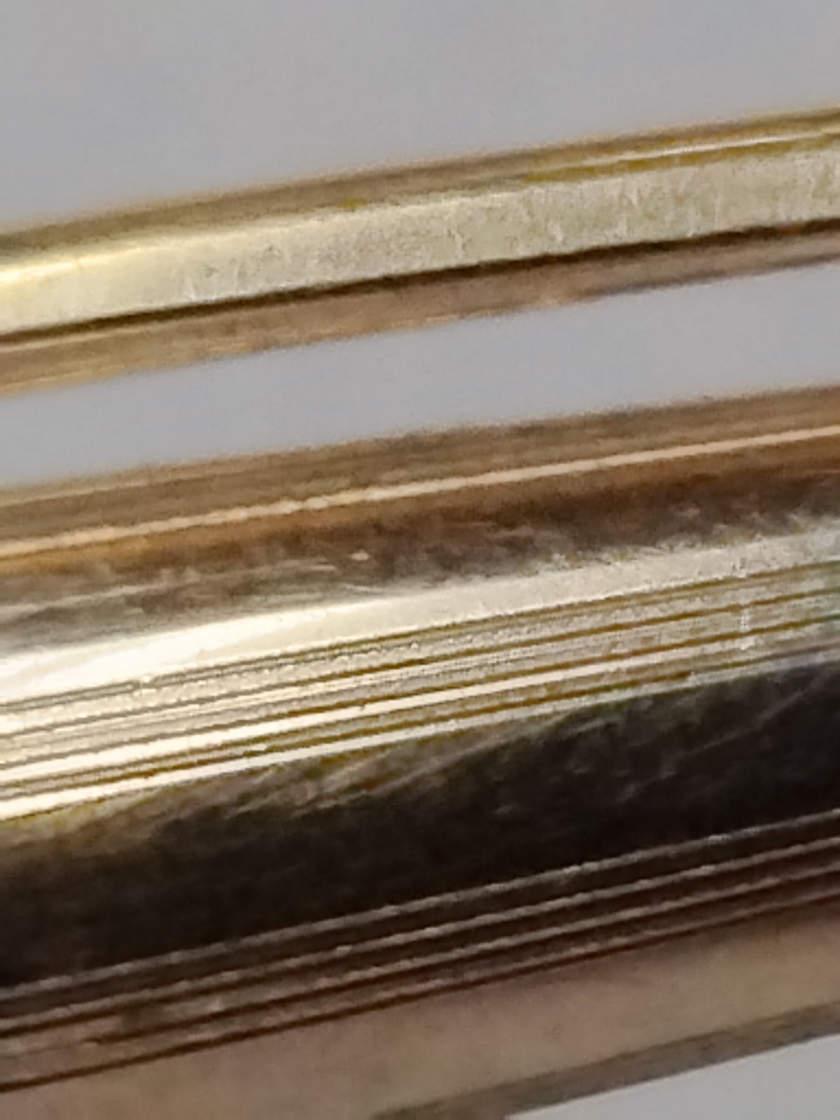 VTG Waterman C/F Mechanical Pencil Teal Blue & Gold Cap FOR PARTS. #M1