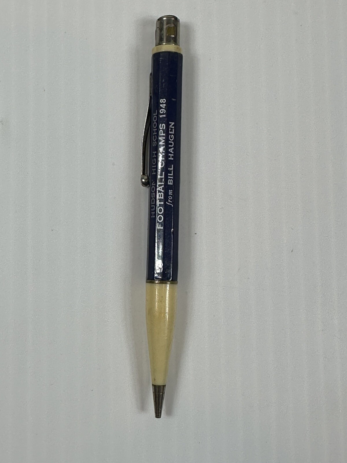 Vintage Hudson High Schools Football Champs 1948 Redipoint Mechanical Pencil