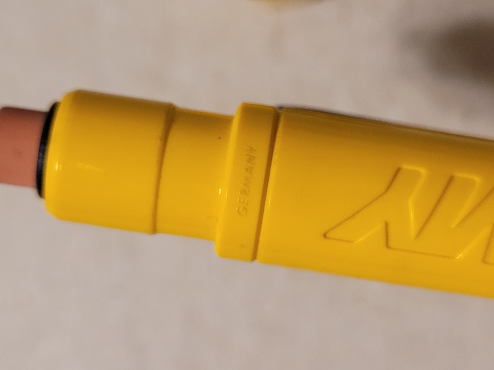 Vtg Lamy Safari Push Mechanism Pencil (0.5 mm) in Yellow black clip West Germany