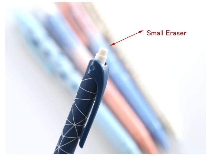 Blue Series Mechanical Pencils, Black Lead 0.7mm Point Automatic Pencil for