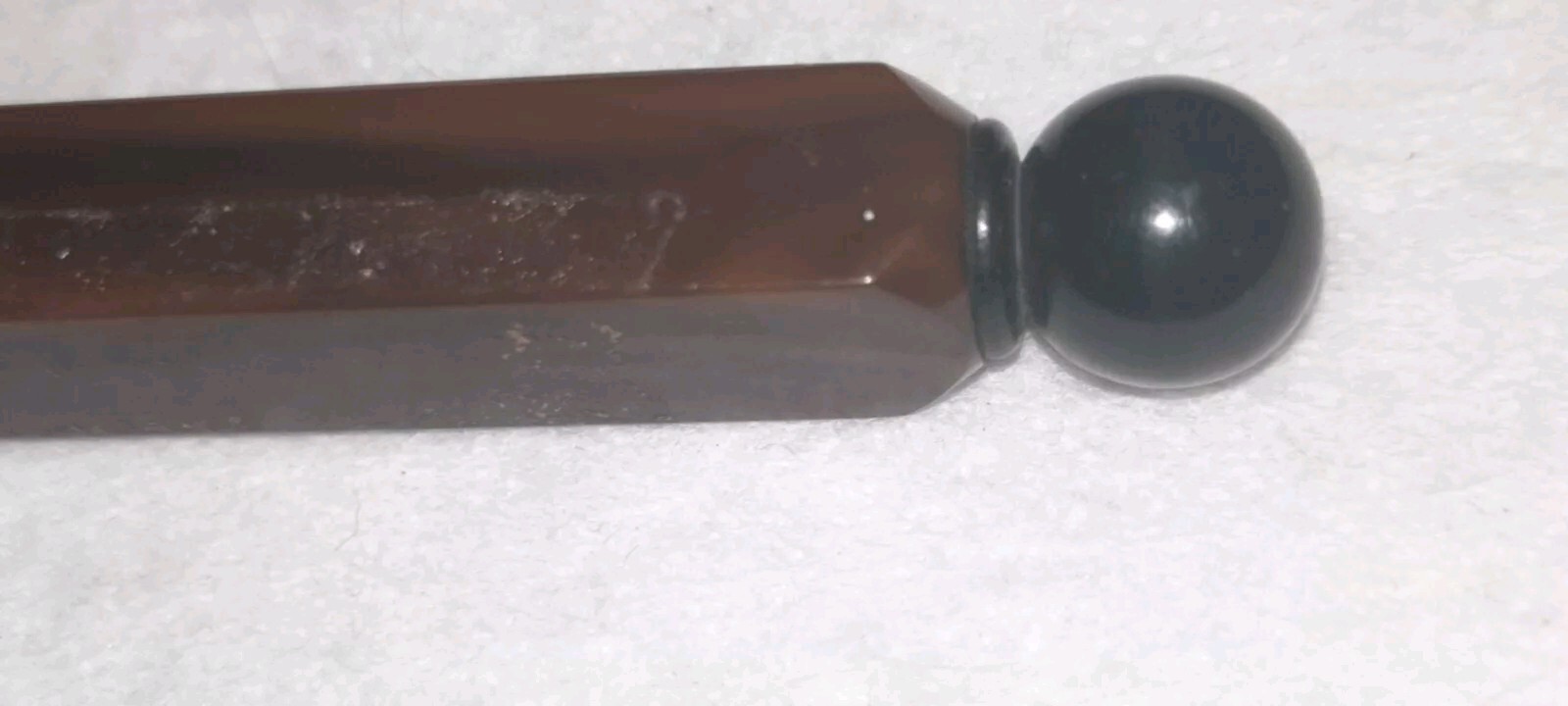 Unmarked BAKELITE? Brown & Black Square Working Mech Pencil