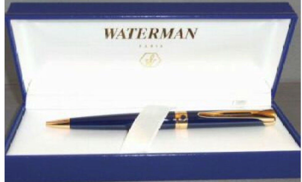 Waterman L’etalon Pencil Blue Lacquer & Gold 0.7mm Pencil New In Box