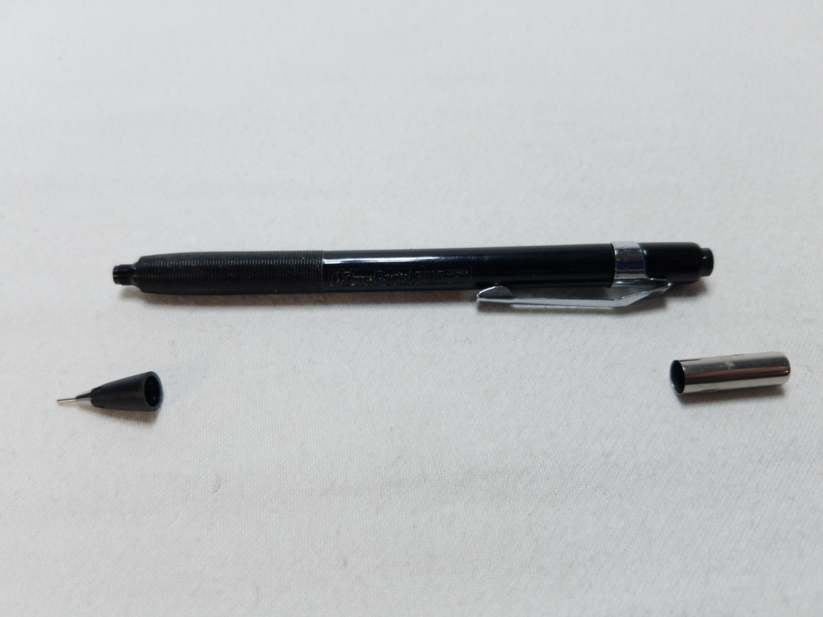 Vintage Mechanical Pencil PENTEL P105 0.5 mm Japan Black Good Used Condition
