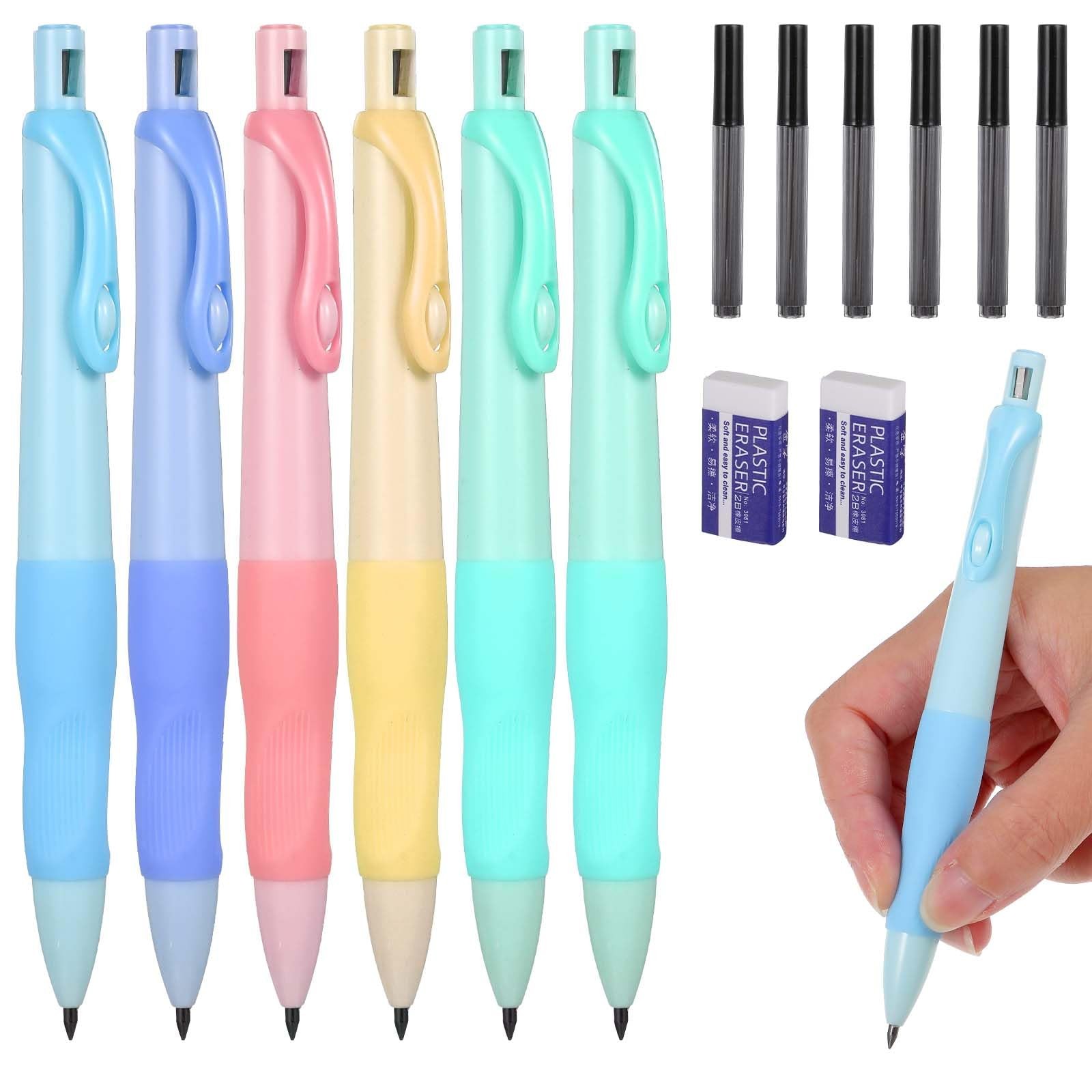 Mechanical Pencils Thick Pencils with Comfort Ergonomic Grip, Aesthetic Suppl…
