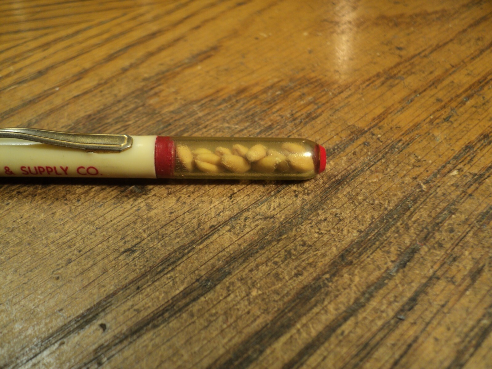 Vintage Ritepoint Mechanical Pencil Co-Operative Grain Supply 5-15/16 Wheat Top