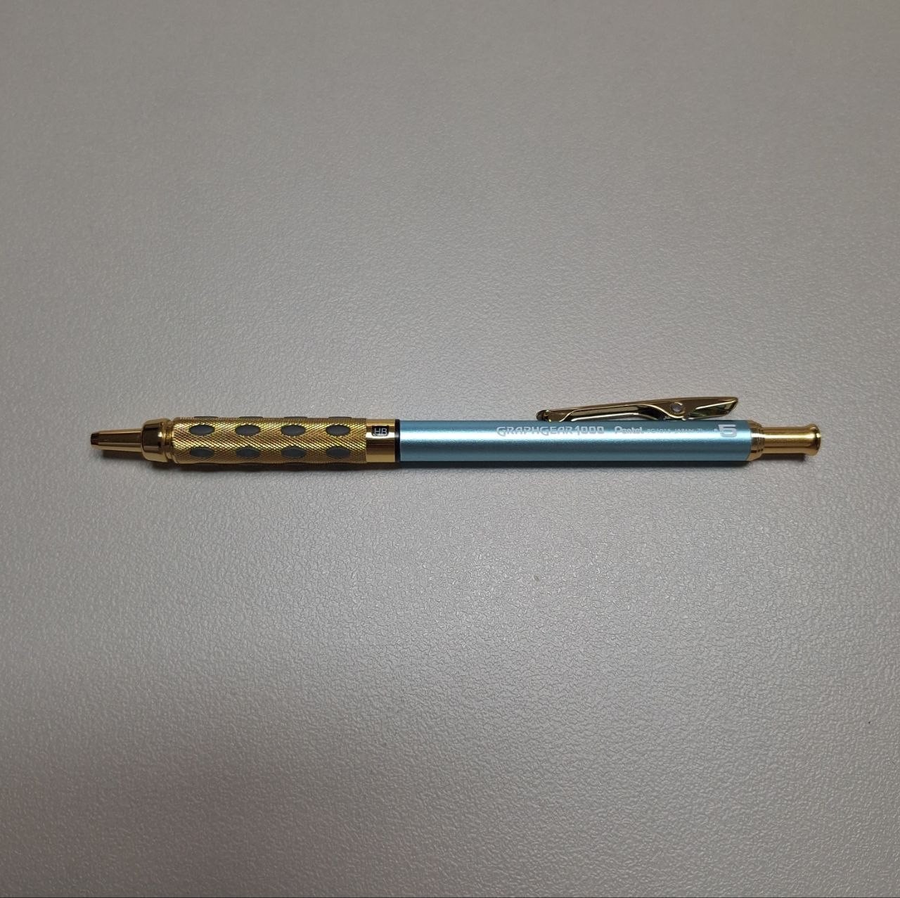 Pentel Graph Gear 1000 Limited Edition Mechanical Pen Graphgear Sky Blue & Gold