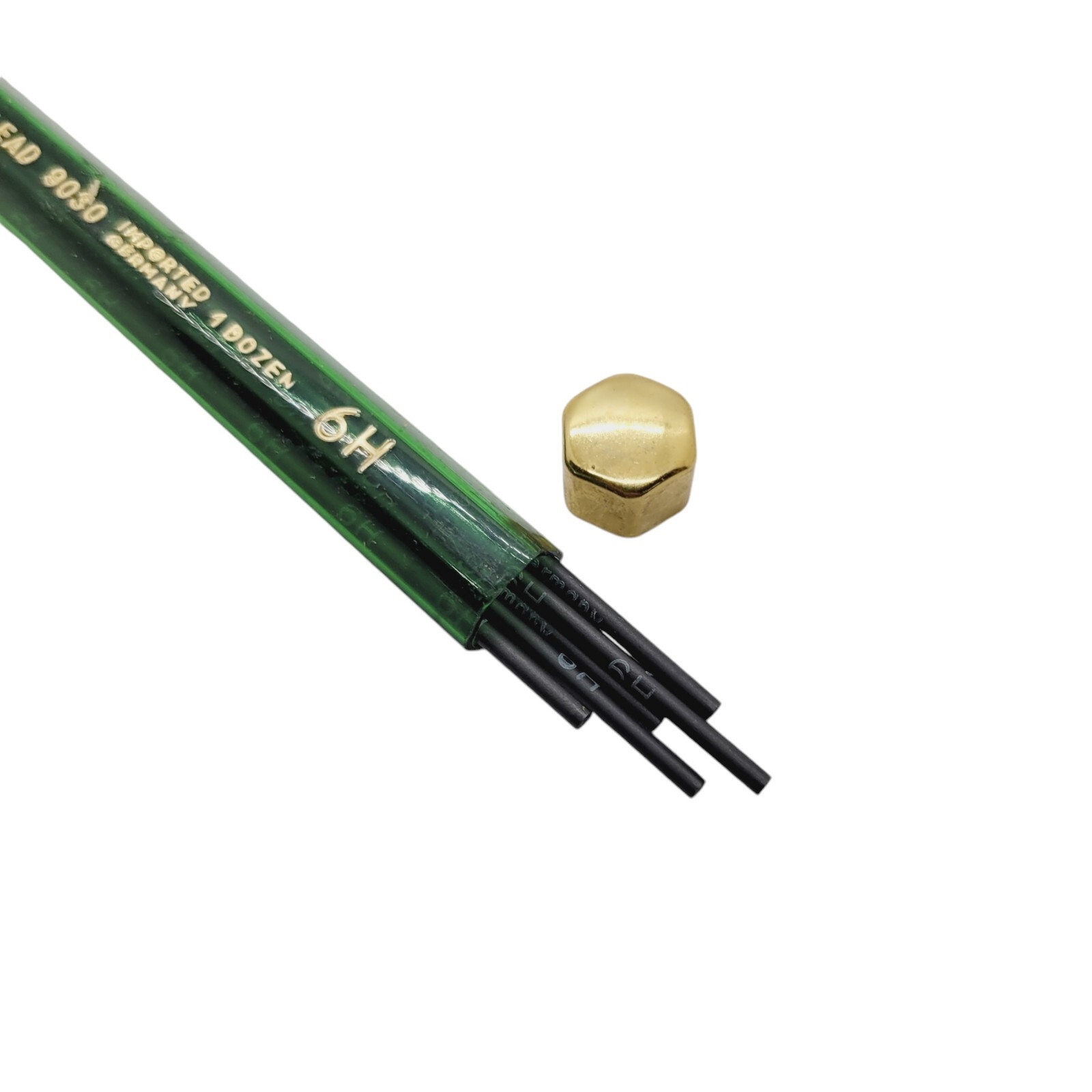 AW Faber Castell Drawing #9030 Refill Lead Germany 10 Full leads 6″ High