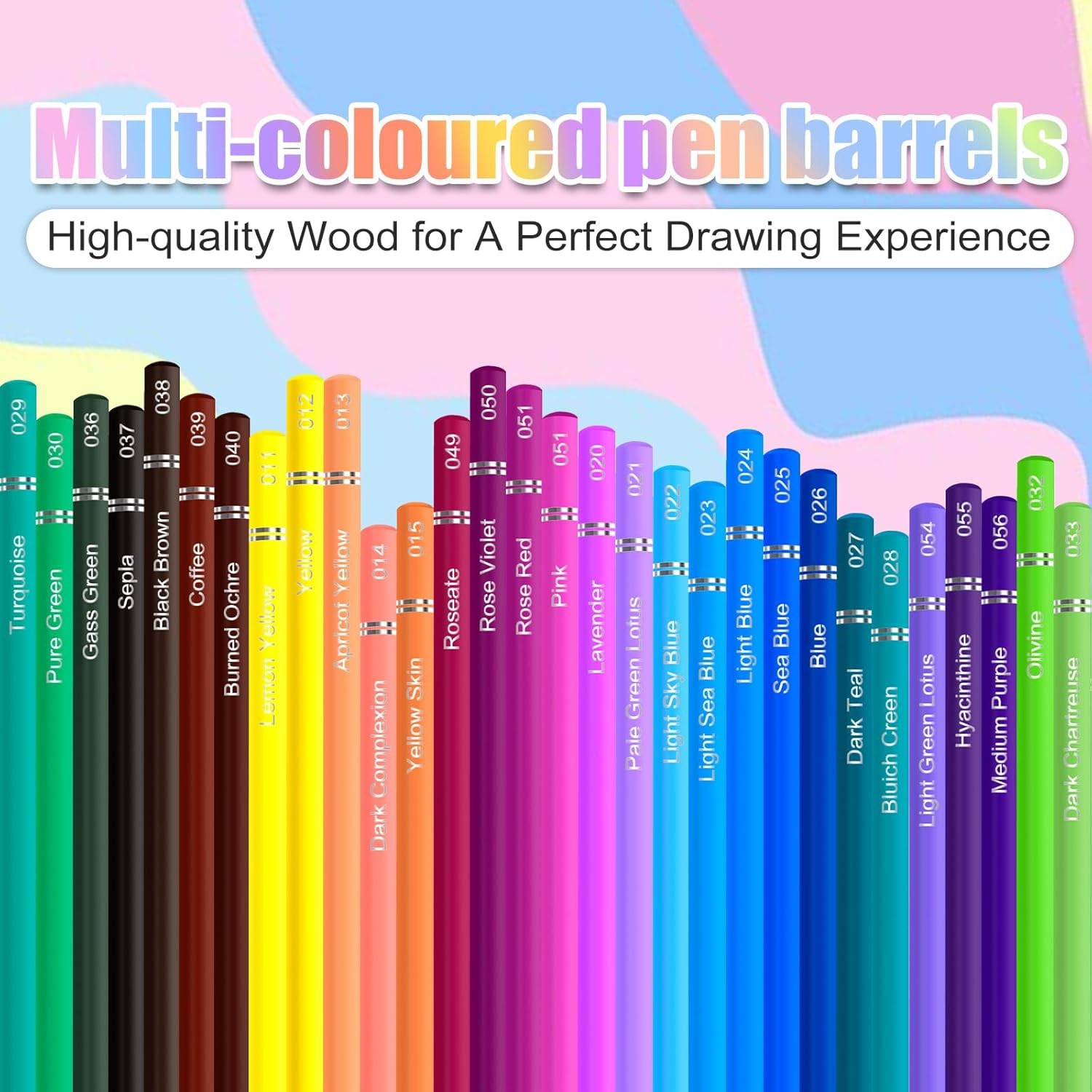 72 Count Colored Pencils for Adult Coloring 1 (Pack of 72), Multicolor