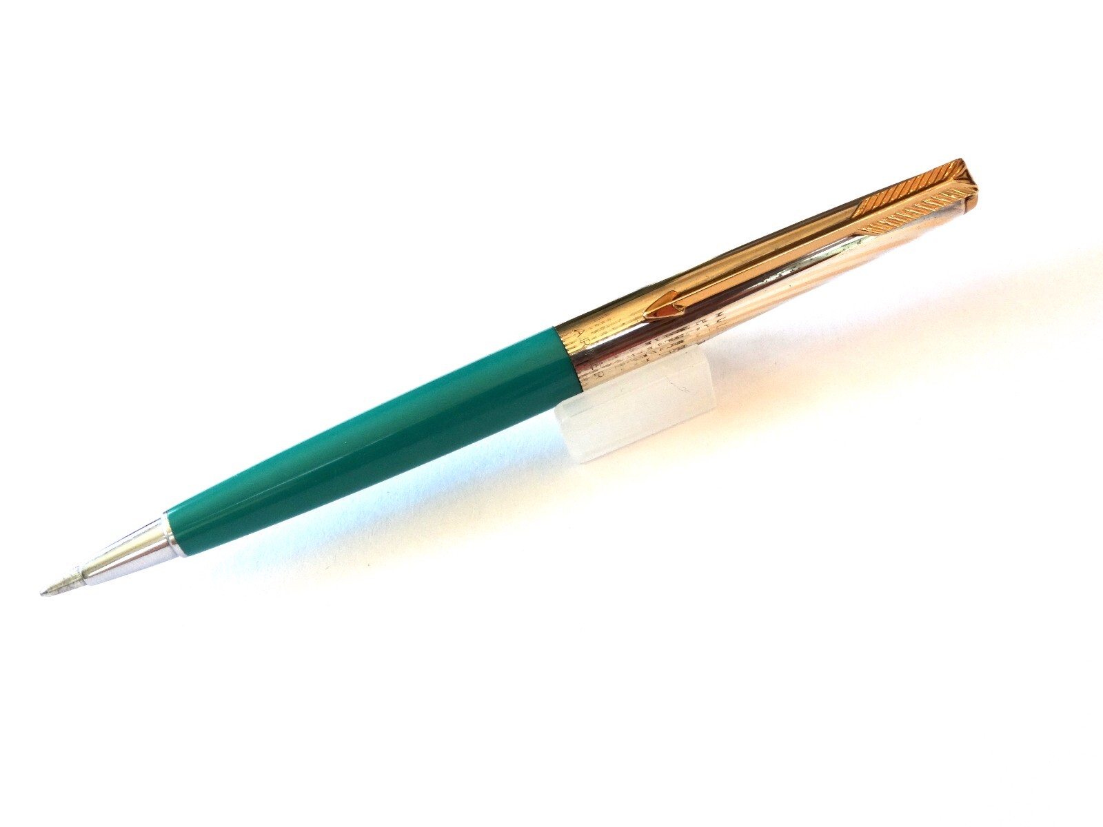 PARKER 61 VINTAGE 12K GOLD FILLED TOP LL PENCIL IN BLUE WITH GOLD TRIM – MINT