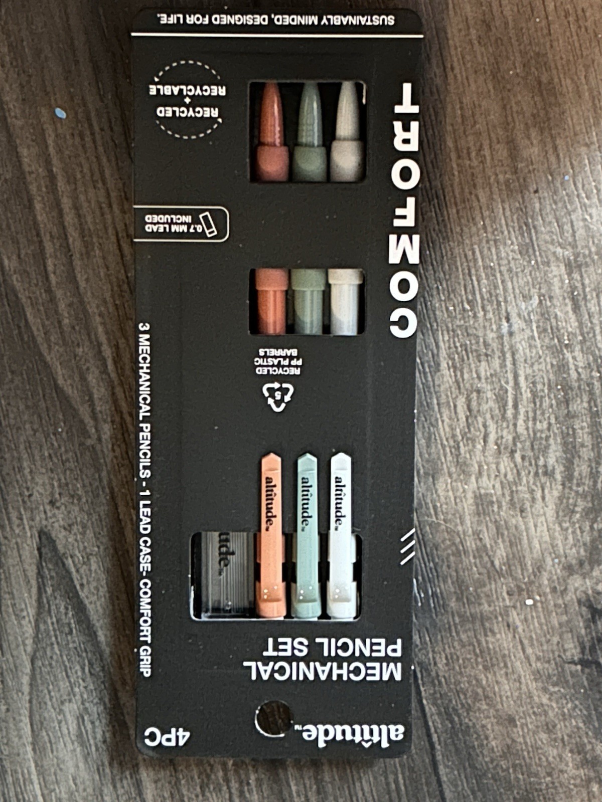 Altitude 4 Count Mechanical Pencils NEW
