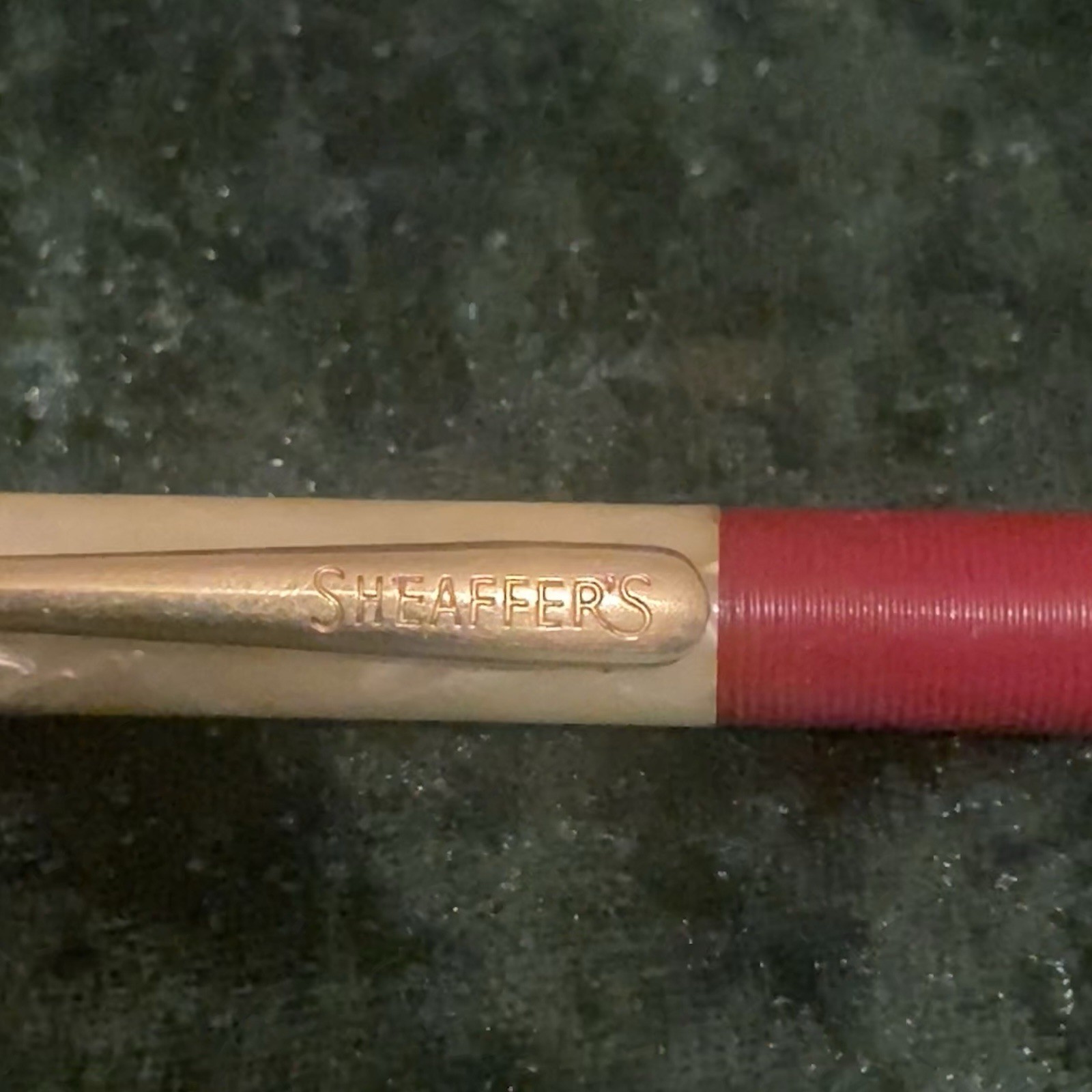Vintage Maroon Red And Mother of Pearl Schaeffer’s Mechanical Pencil ✏️ Twist