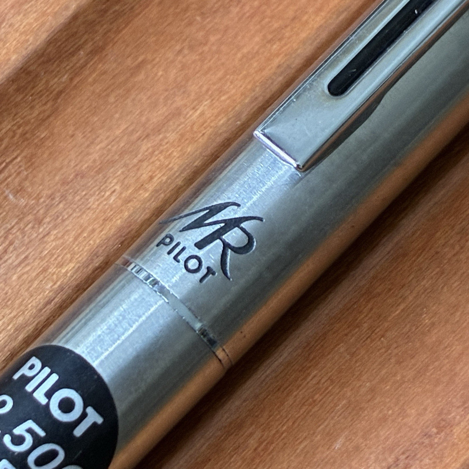 Pilot Mechanical Pencil Murex Stainless Steel Barrel Etched 0.5 mm Made in Japan