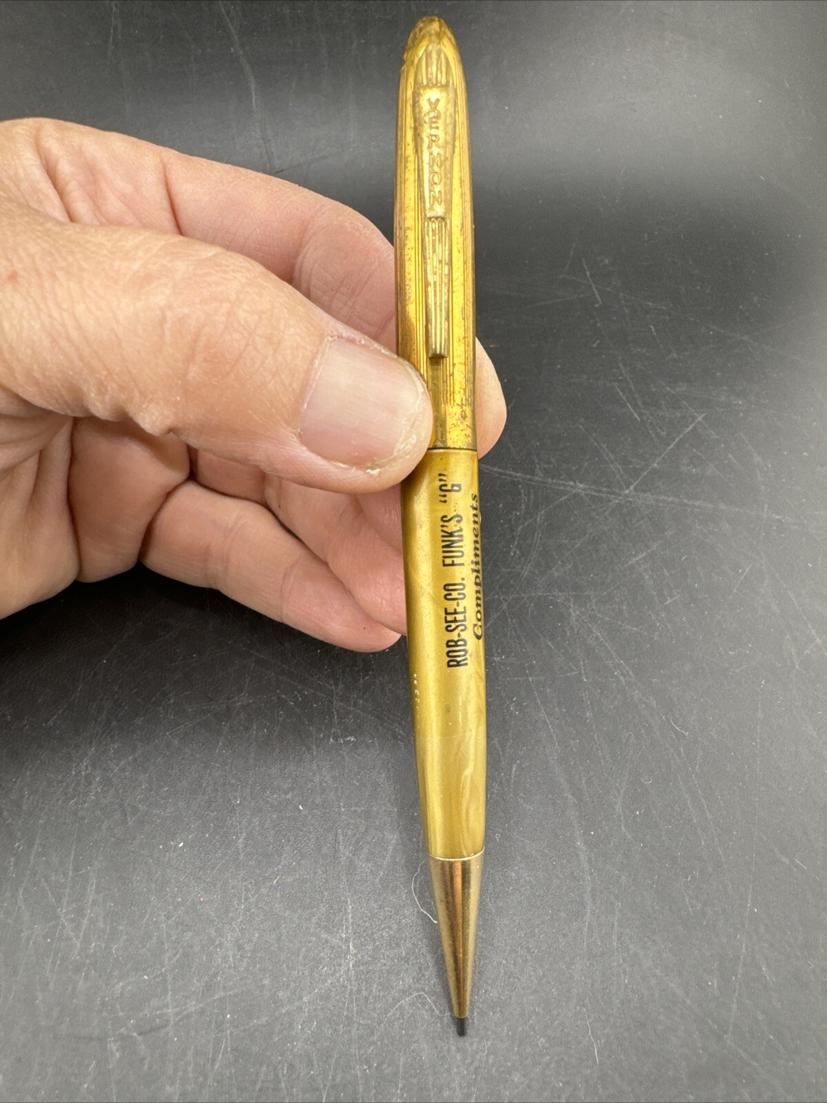 Vintage Vernon Mechanical Pencil Funks Service 5-1/8″ Long Sample No. MC 763