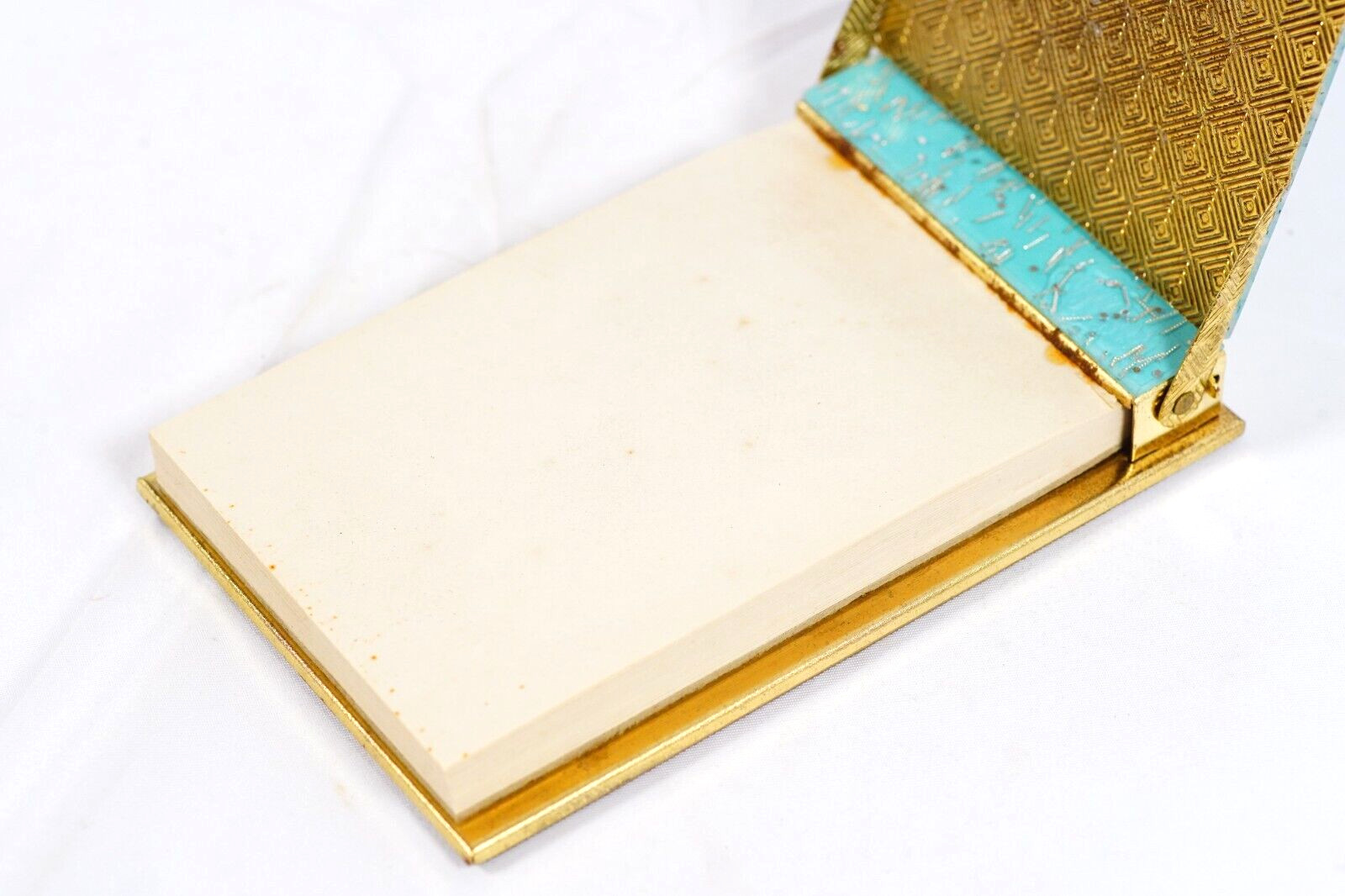 1950s Stik Mechanical Pencil & Rare Mini Acrylic Glitter Folder Writing Pad