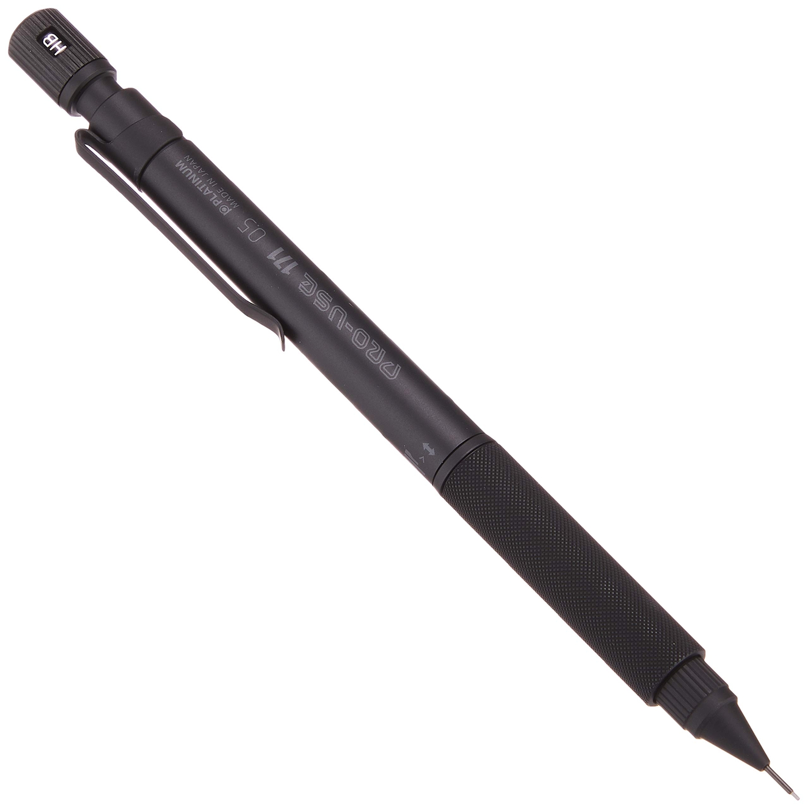 Platinum Pro Use 171 Mechanical Pencil All Matt Black 0.5 mm MSDA-2500B NEW