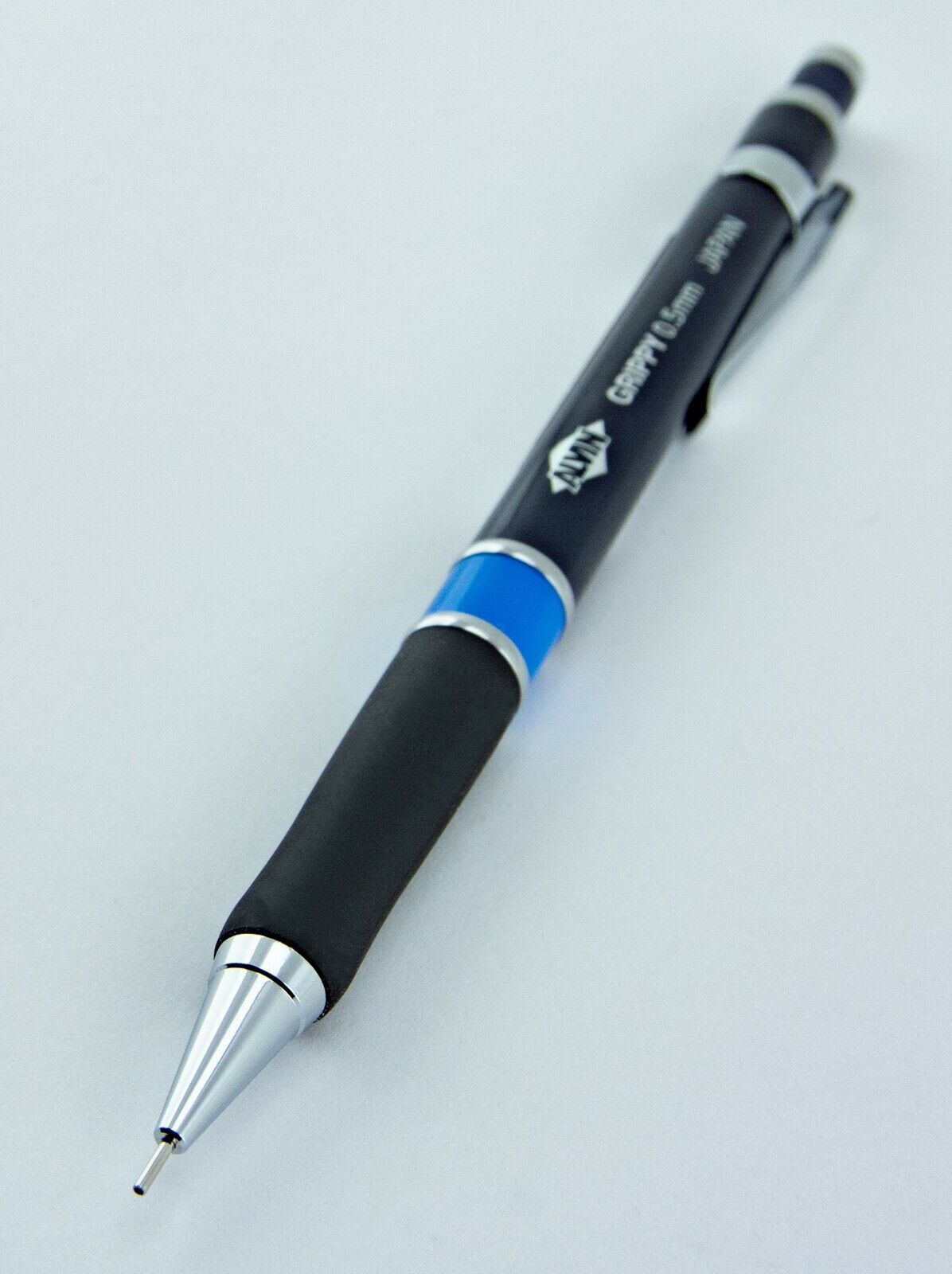 New Alvin Grippy 0.5mm AGP5 Mechanical Pencil Made in Japan Smooth Soft Grip NOS