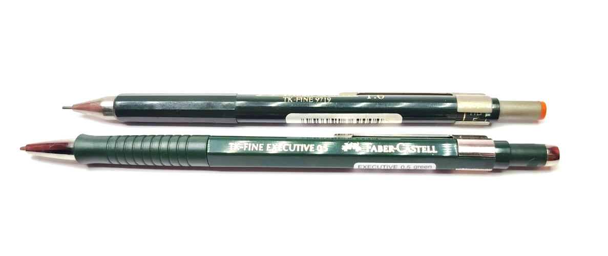 RARE NOS Vintage Faber-Castell TK-FINE 9719 1.0 + Executive 0.5 Pencil Set Rare