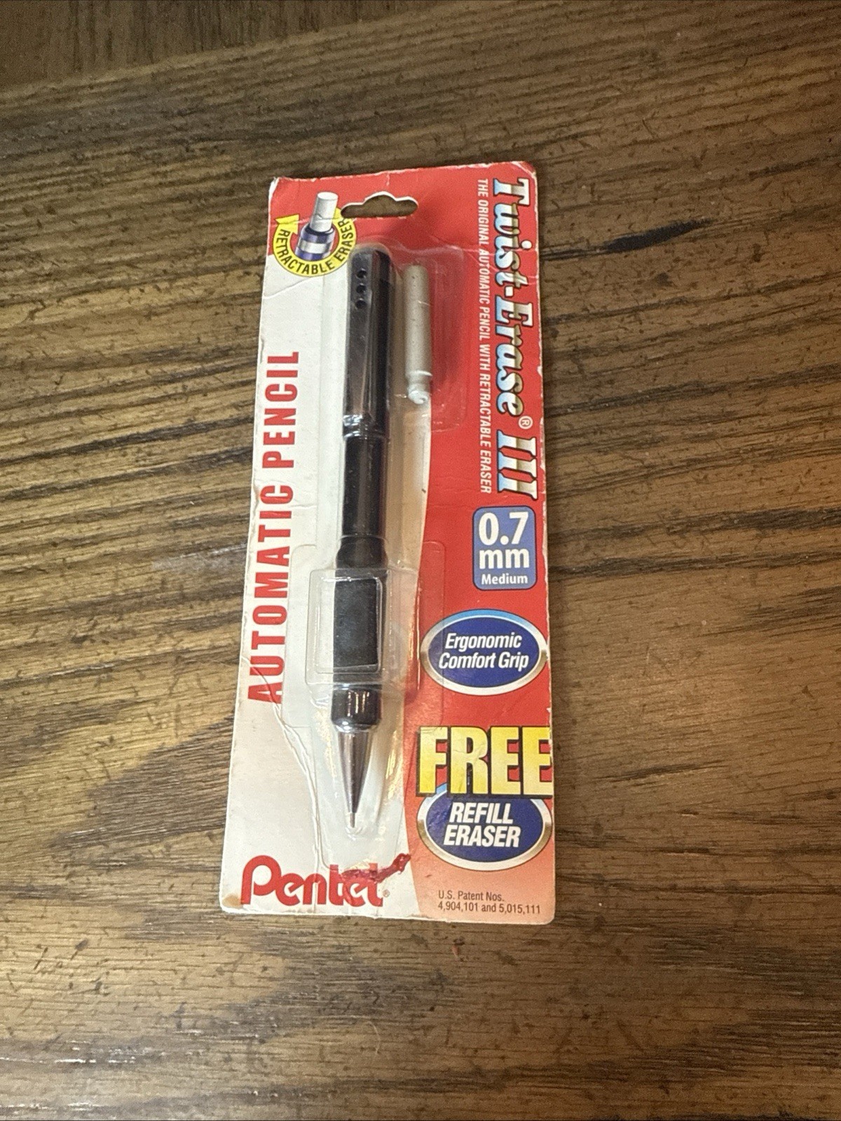 Stylish Twist-Erase III 0.7mm Pencil – Durable, Refillable, Perfect for Adults