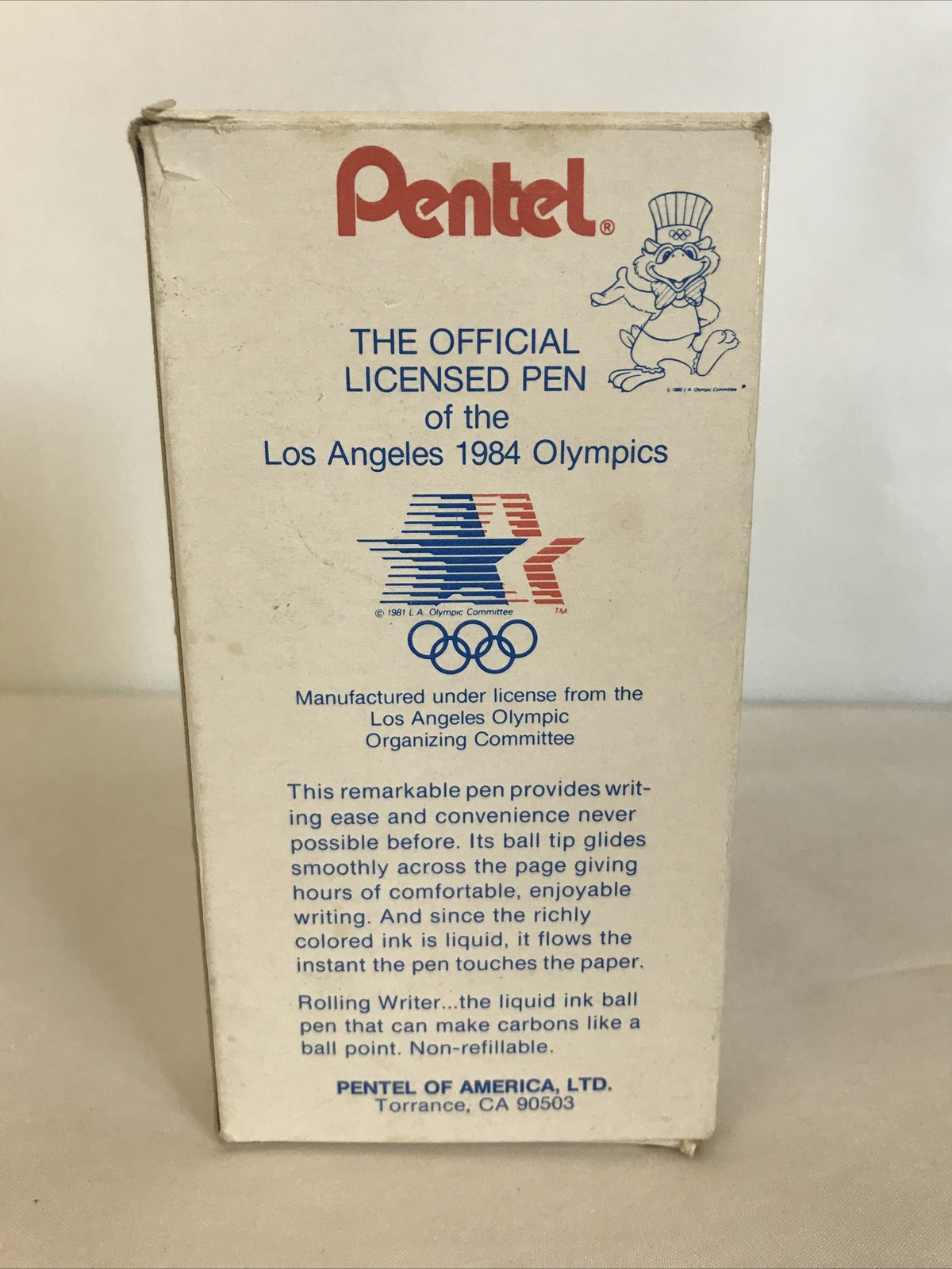 Vintage Full Box Pentel Olympics 1984 Pens