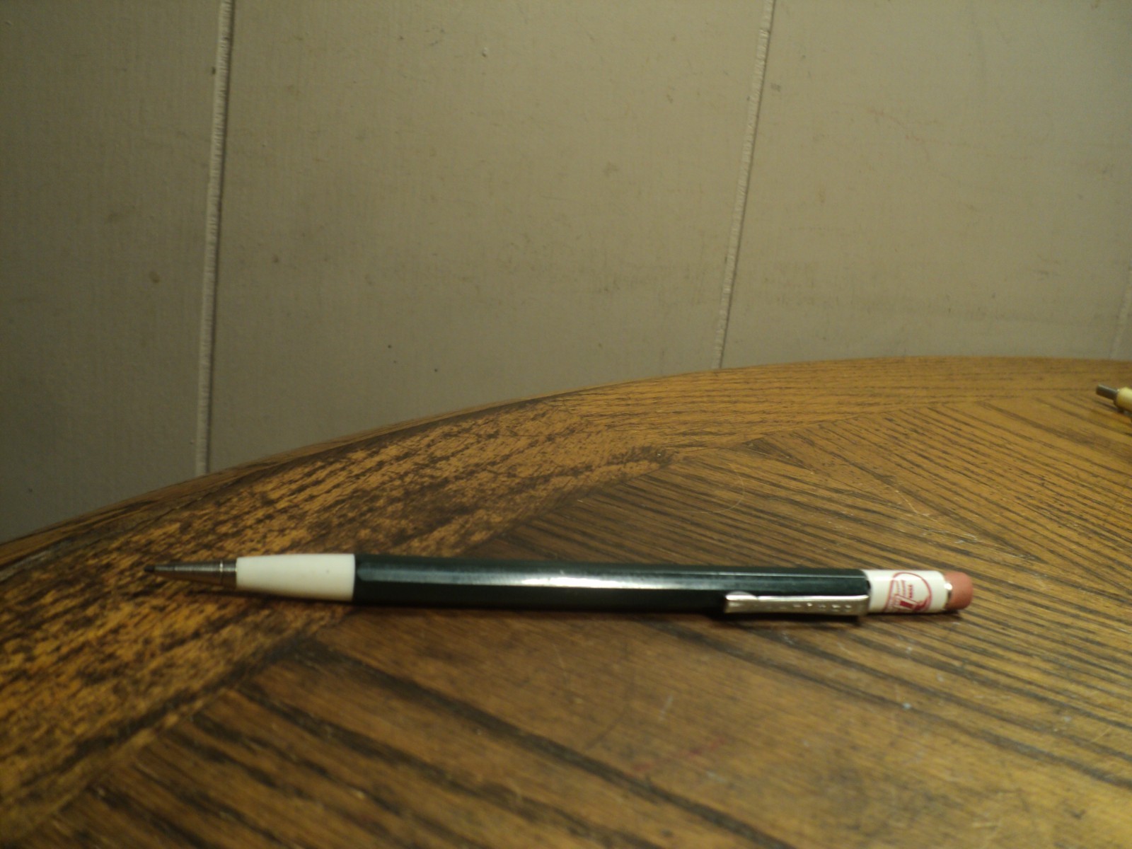 Vintage Durolite Mechanical Pencil Burt Elder Insurance Elkhart 5-5/8″ Long USA