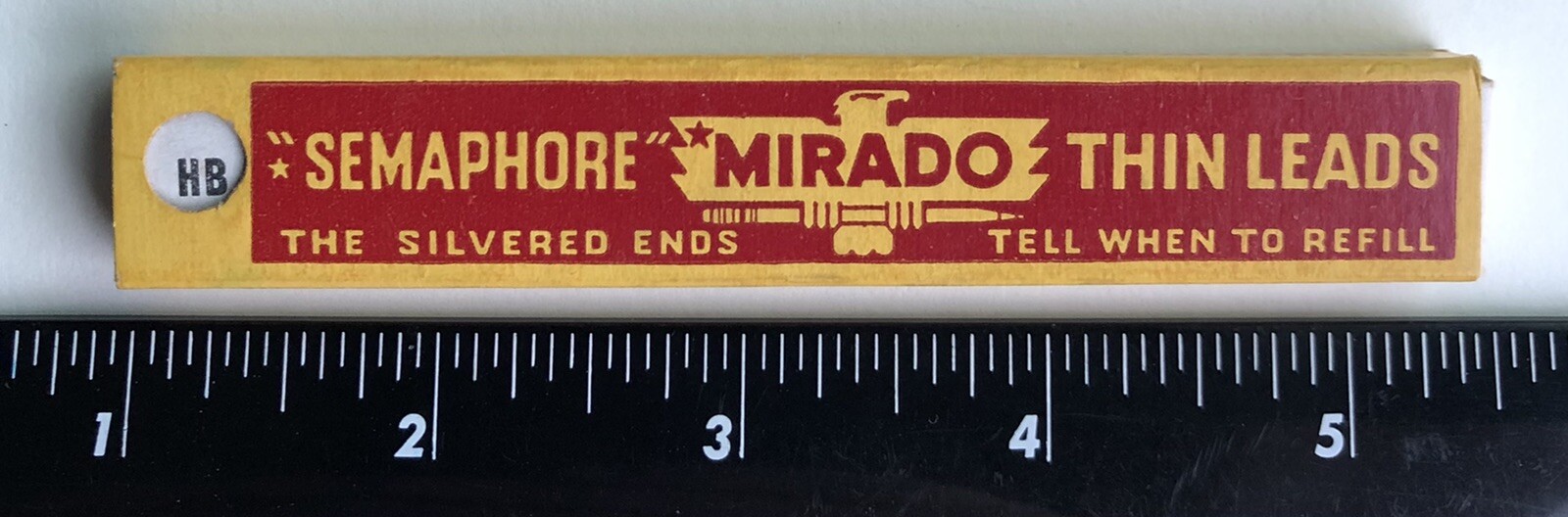 Vintage EAGLE Mirado Mechanical Pencil Lead 1.18mm HB Black 4″ NOS 6pk USA