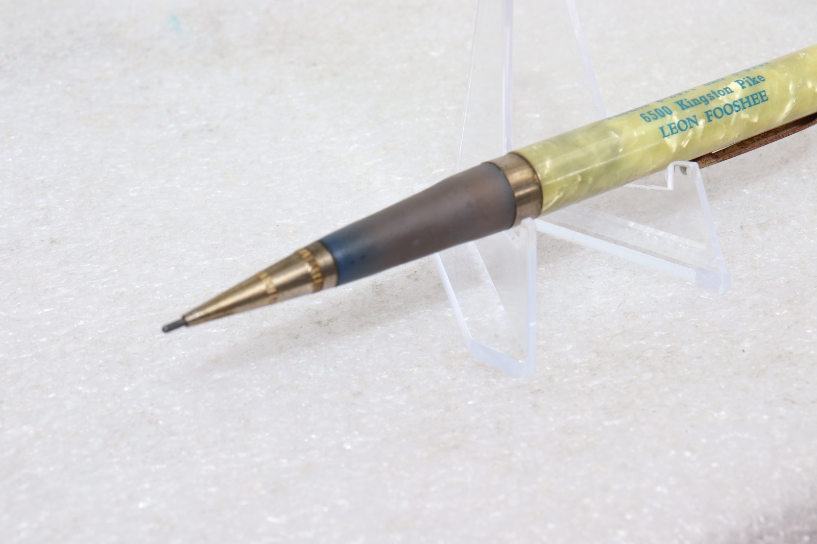 1930-1945 Terrace View Court Motel Celluloid Advertising Mechanical Pencil