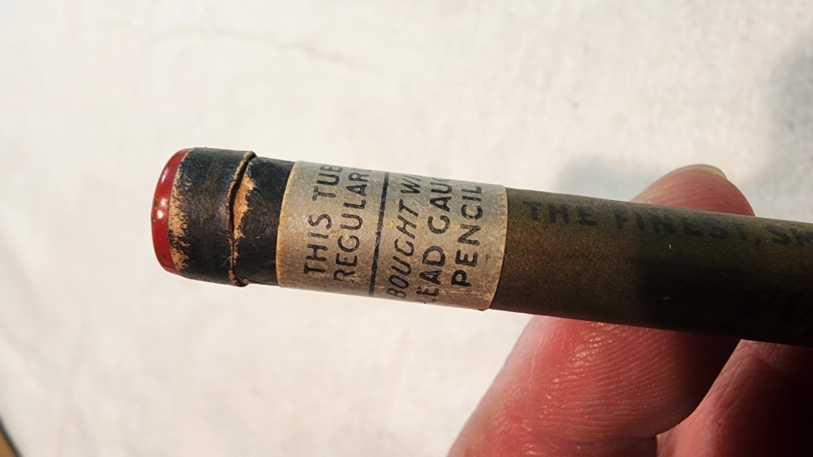 Vintage Eversharp lead tube, 4 inch square, great older collectible