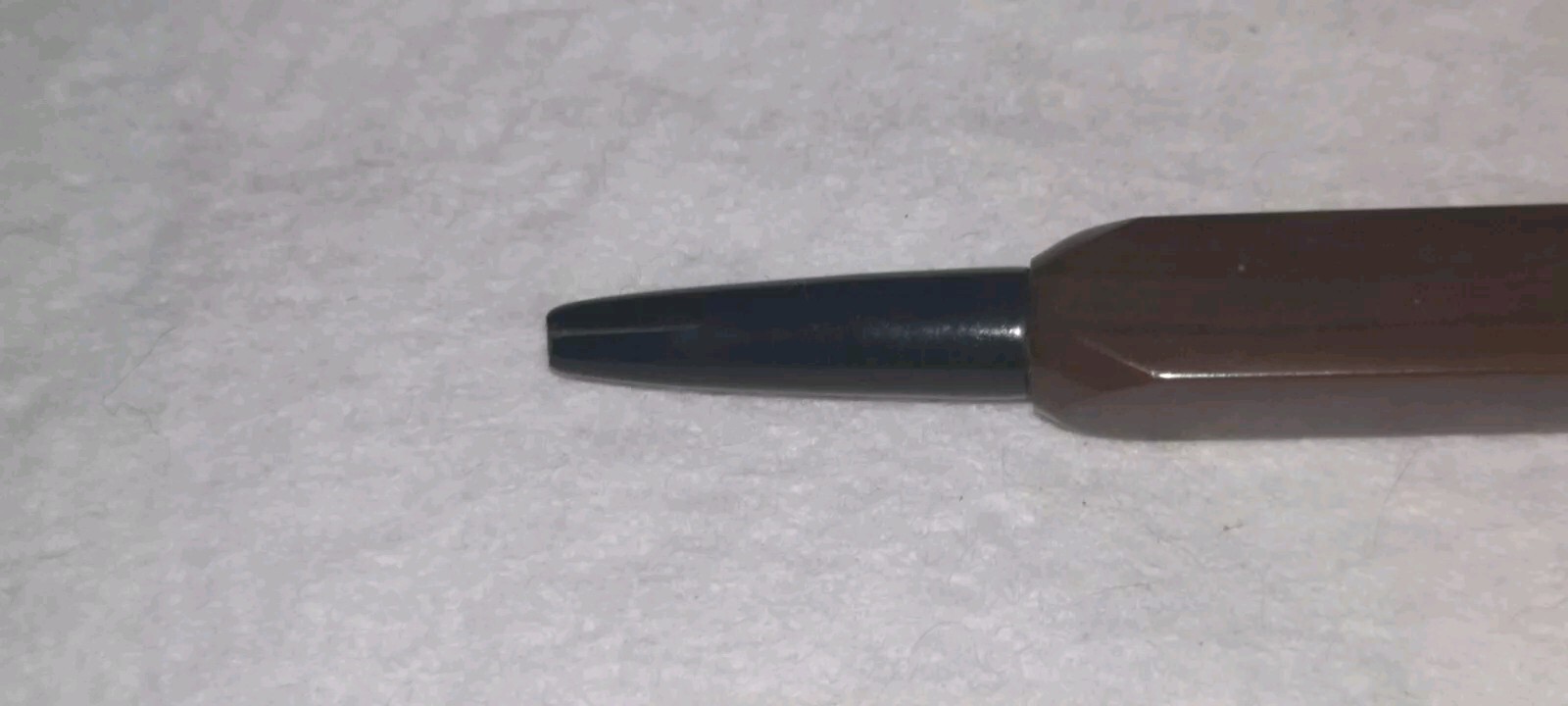 Unmarked BAKELITE? Brown & Black Square Working Mech Pencil