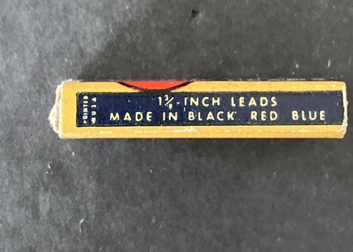 VINTAGE SCRIPTO Smooth Writing Leads Made in U.S.A. 1 3/8” – 17 Left. (A