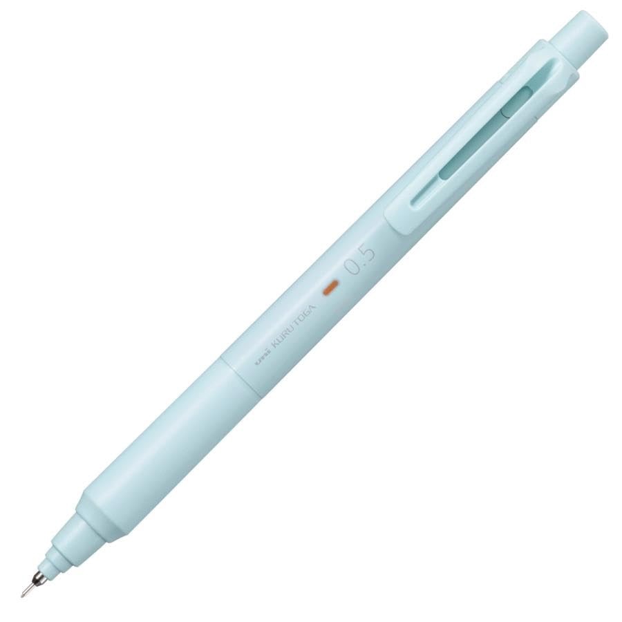 Uni Kurutoga KS 0.5mm Mechanical Pencil Ice Blue M5KS1P.32 HB Leads Sticky