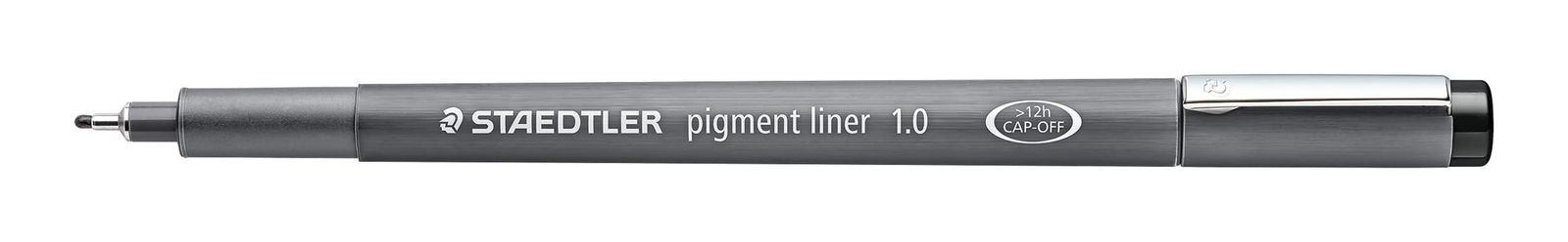 Staedtler Water-Based Pen Pigment Liner Black 1.0Mm 10 Pieces 308 10-9