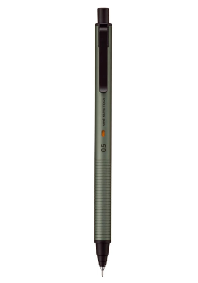 Uni Kuru Toga Metal Mechanical Pencil 0.5mm M5-KH1P.23 Phantom Grey