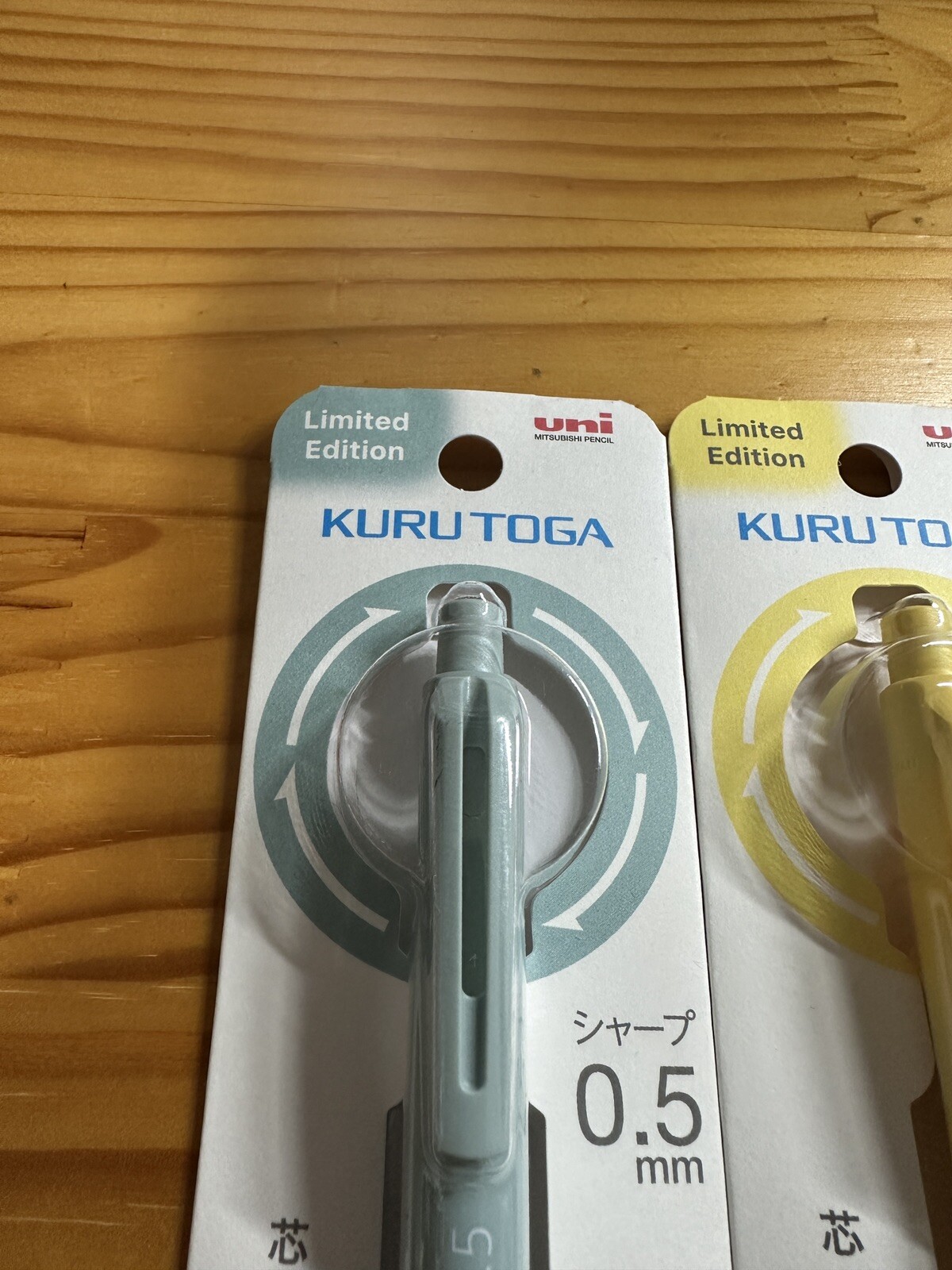 uni Kuru Toga KS Model Mild Colors 0.5mm Mechanical Pencil Set Of 4