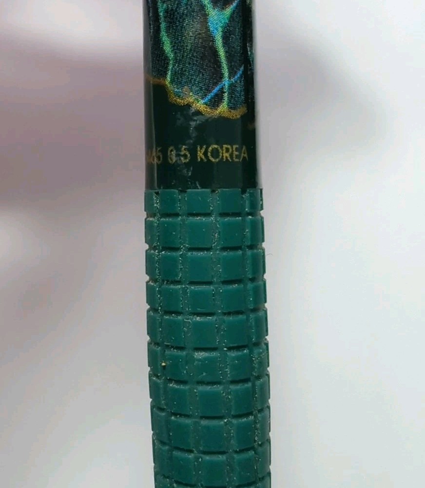 Vintage Micro Marbling Mechanical .5mm Pencil Made in Korea Green