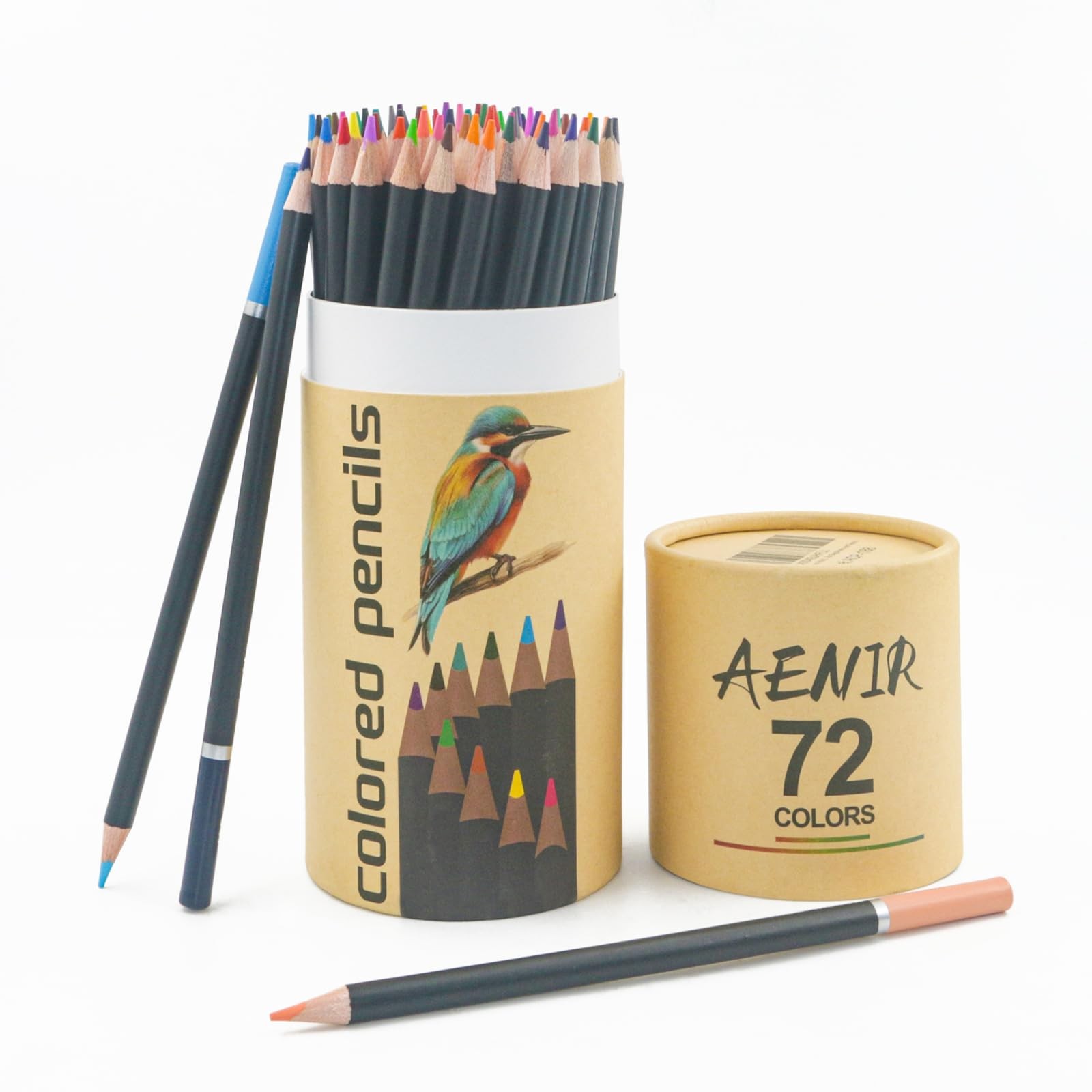 Colored Pencils for Adult Coloring Books, 72 1 Count (Pack of 72), Multicolor