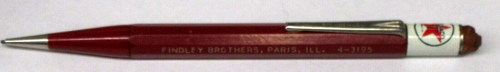 1930’s TEXACO Paris Illinois 5.75″ can top Autopoint Mechanical Pencil xz