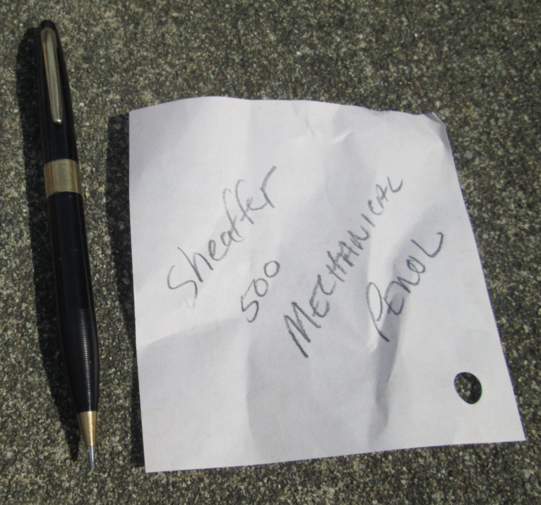 W.A. Sheaffer FA 500 Black and Gold Twist Mechanical Pencil As-Is