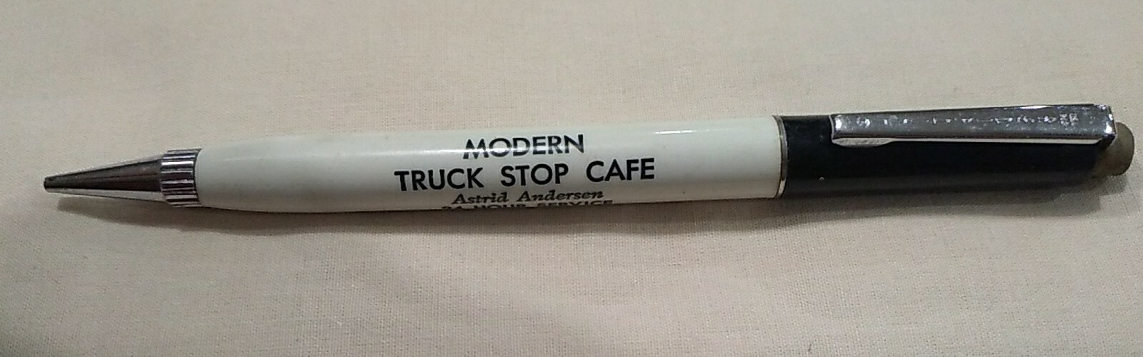 Vintage Redipoint Mechanical Pencil Modern Truck Stop Cafe Atlantic, Iowa