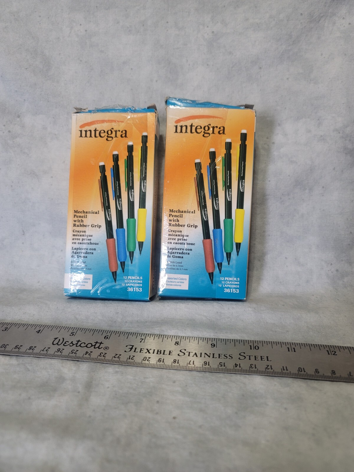 Integra Rubber Grip Mechanical Pencil 0.7mm Lead 36153 Lot of 21 Refillable #249