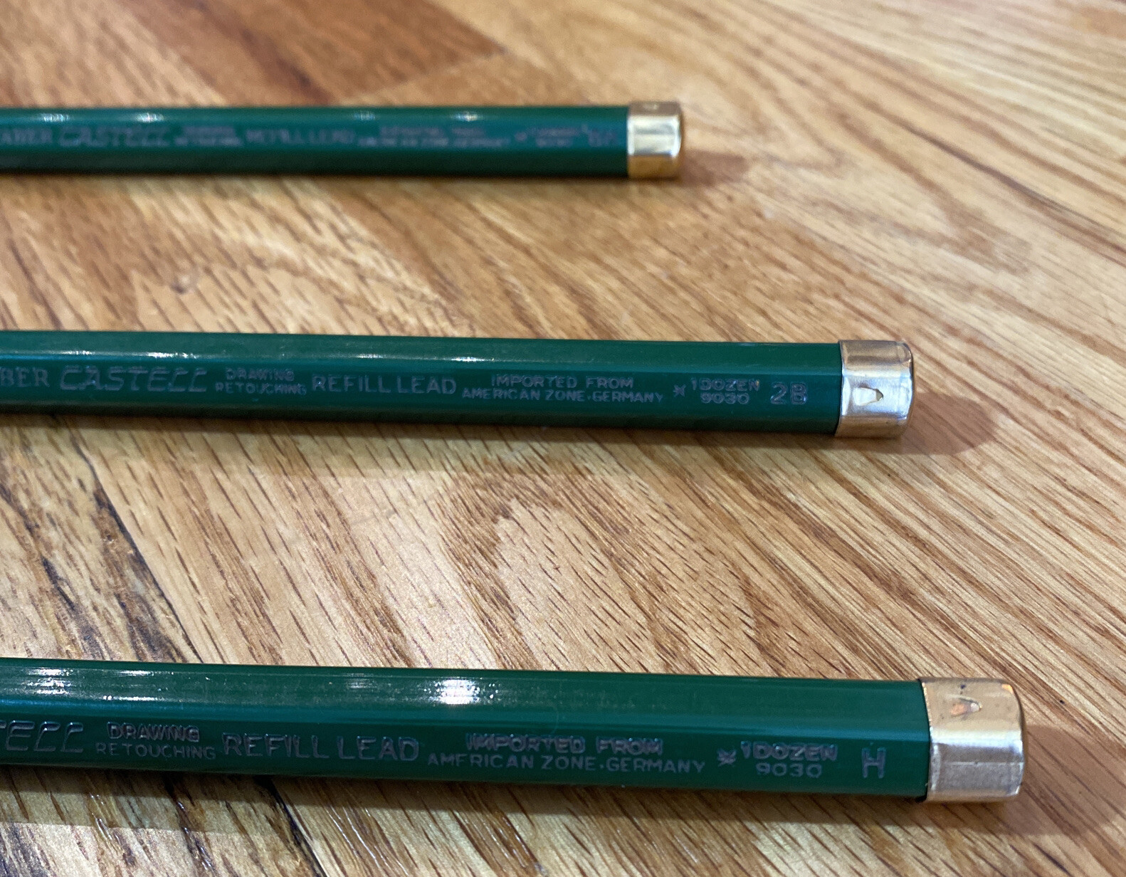A.W. Faber Castell Drawing #9030 Refill Lead Lot Of 4 A W Faber Castell Lead Lot