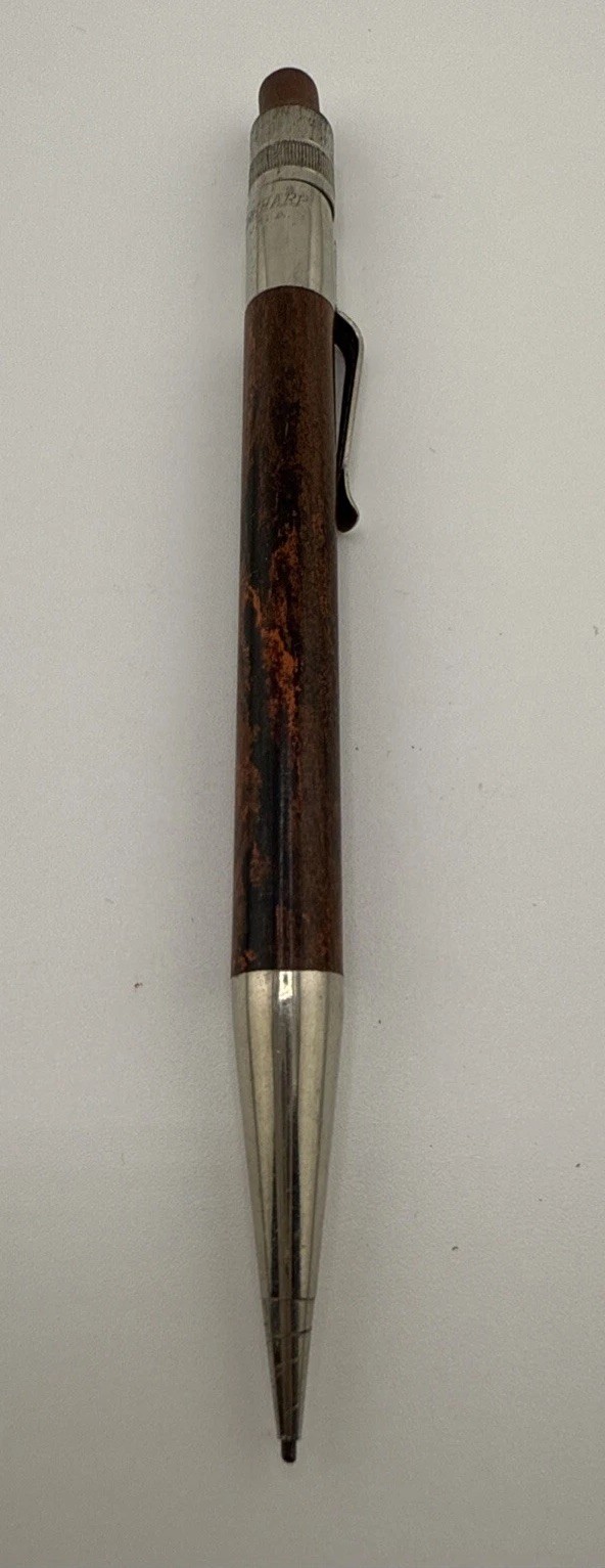 Eversharp Mechanical Pencil Wood Grain Design 5.5”